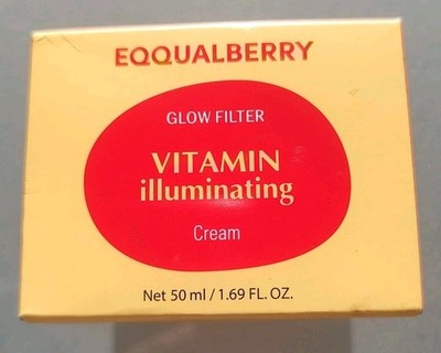 EQUALBERRY Glow Filter Vitamin Illuminating Cream Set 1.69 fl oz 50ml Free Shipp