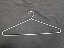 Lot of (6) 16" Heavy Duty Steel Clothes Hangers 