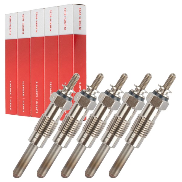 5X Herth+Buss GlüHkerze FüR Mercedes 190 W201 W202 W124 W460 W461 W463 OM602-image