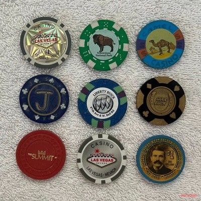 Miscellaneous FANTASY #B Table Chip Lot of 9*
