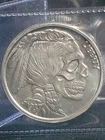 1 oz Indian Skull Silver Round in the United Snakes of America Series .999 Ag
