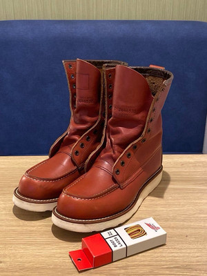 Red Wing Boots 8877 Leather Reddish Brown Size US7D | eBay