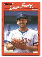 Edwin Nunez 1990 Donruss Baseball #563 Detroit Tigers