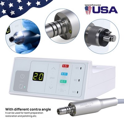 SANDENT Dental Brushless Electric LED Micro Motor Internal Spray E-type fo