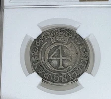 1644 Denmark 16 Skilling NGC VF25 - 95693