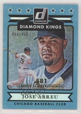 2015 Panini Donruss Diamond Kings Stat Line Career 66/400 Jose Abreu #6 0p0