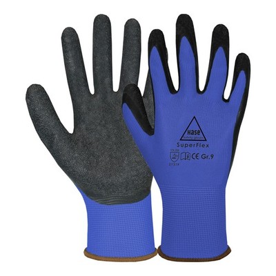 Hase Superflex Blue Montagehandschuh aus Polyester Größe 7 10 Stk
