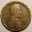 1912 D Lincoln Wheat Cent Penny G -VG  "Actual Coin Pictured - Not Cleaned"