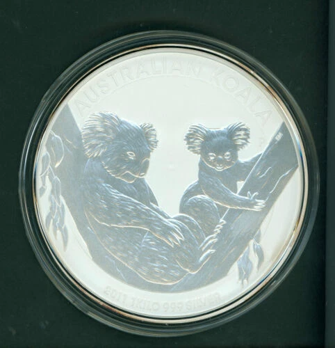 0.999 Silver Bullion Bars & Rounds 1 kg Precious Metal Content per Unit