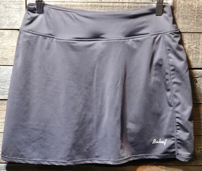 Baleaf, Gray, Skort, Women's Size Large, Polyester, Elastane