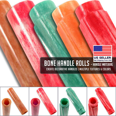 Bone Handle Rolls - DIY Handle Material for Hidden Tang or Threaded Rods