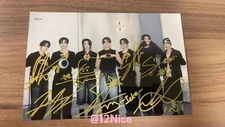 Enhypen All Members"Love Heart" Autographed Photo Fans Gifts Hand Signed #12Nice