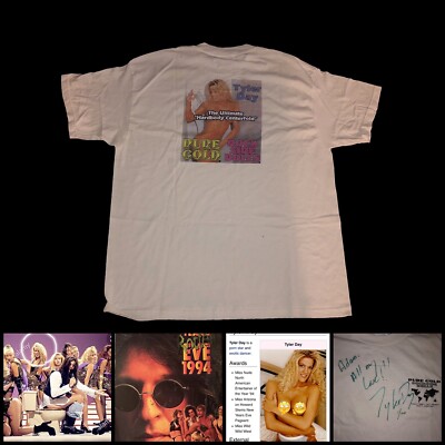 Vintage 2000s Porn Star Tyler Day Howard Stern Shirt XL New Year’s