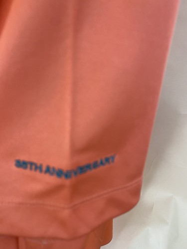Bermuda Sands Shirt Mens 2XL Orange UPF 50 Perfomance Stretch Polo Golf NEW - Picture 9 of 16