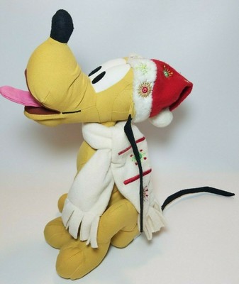 Disney Canvas Plush Pluto Toy Stuffed 