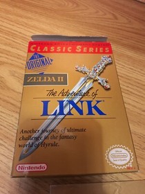 Adventures Of Link Zelda Classic Series Cib Nes Nintendo