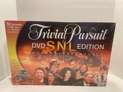 PARKER BROTHERS TRIVIAL PURSUIT DVD SNL  EDITION - NEW SEALED GAME