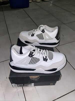 Size 2 (PS) - Jordan 4 Retro Mid Military Black for sale
