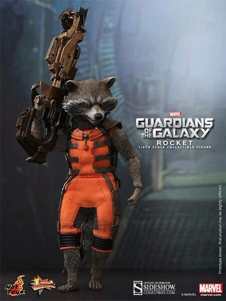 Rocket Guardians Of The Galaxy 1/6 Scale Figure Marvel  MMS252 Sideshow NIB  - Image 4 of 4
