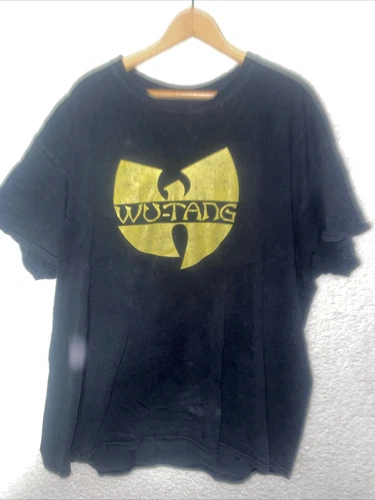 Wu-Tang Clan logo T-shirt size 2X Faded Distressed Vintage vintage concert t-shirt, vintage, single stitch, B+ condition