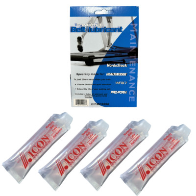 Treadmill Lubricant for Belt | 100% Silicone Lube | 4 Pack