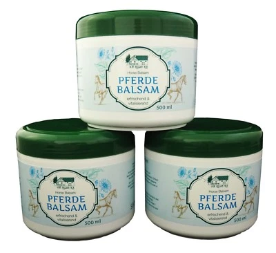 12 x 500ml Pferdebalsam vom Pullach Hof, Pferdesalbe, Pferdegel