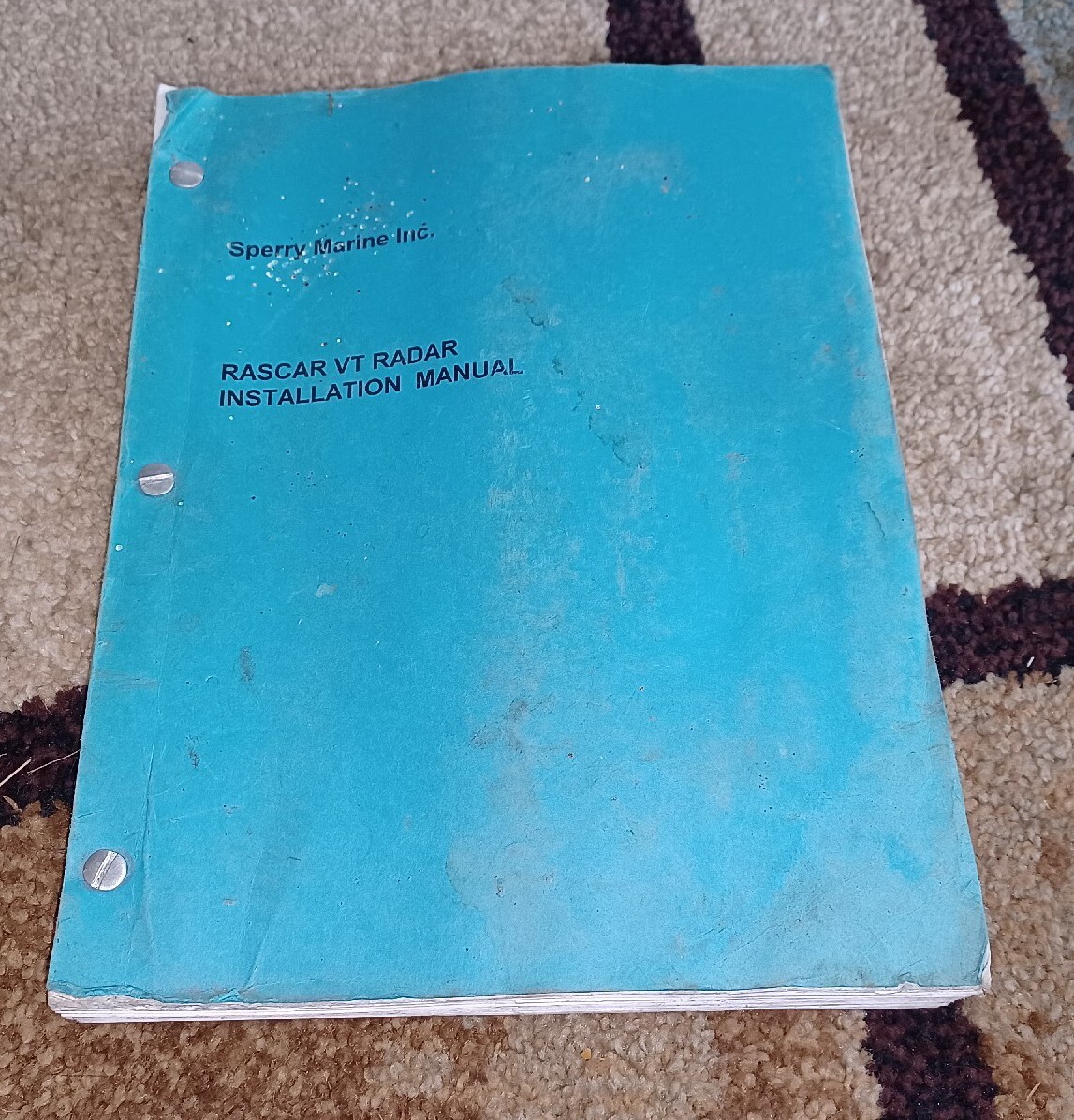 Rascar Vt Radar Ja236050 Book 1996 Sperry Marine Inc Installation