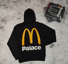 Palace X McDonald's LOGO HOOD BLACK SIZE 2XL