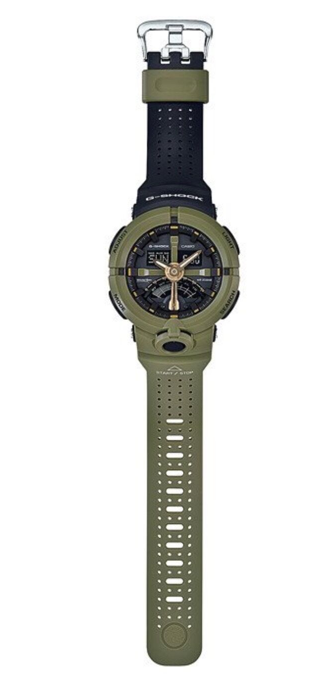 Casio G-Shock * GA500P-3A Urban Sports Anadigi Green Black Watch COD PayPal - Picture 2 of 7