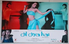 India Bollywood Dil Diya Hai lobby cards Emraan Hashmi & Geeta Basra 13"x21” (6)