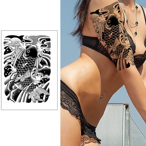 T# 2PCS Body Art Temporary Tattoo Useful Temporary Tatoo Sticker for Adult Women - Picture 6 of 12