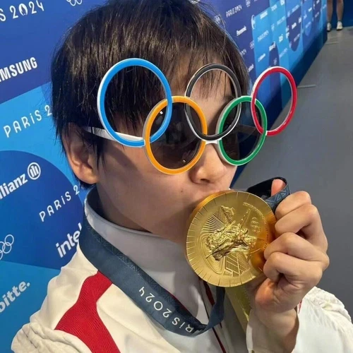 Olympic Ring Glasses Sport Fashion Sunglasses 5 Ring Paris French Glasses - Picture 3 of 22