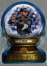 2022 Gypsy Queen Crystal Gazing Die Cuts Indigo Foil #CG20 Cristian Pache /250