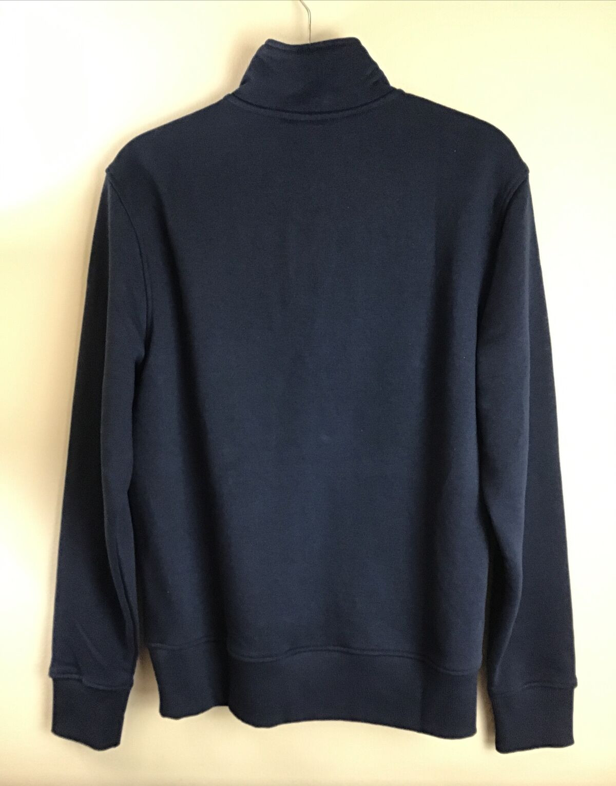 NEW Michael Kors Men's 1/4 Zip Up Navy Blue Logo Pullover Sweatshirt Size Med image 2