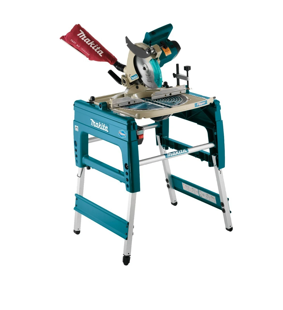 Makita LF1000 110v Flip Over Table Saw Mitre Saw eBay