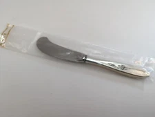 Towle Rose Solitaire Sterling Silver Butter Spreader - 5 3/4" - New in Package
