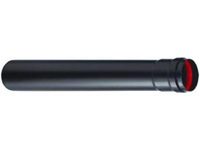 TUBO PORCELLANATO PER STUFE A PELLET NERO OPACO  ALA PELLET ECO  ø mm.80x1000h
