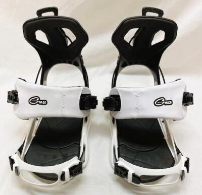 GNU Women's B-Real Snowboard Bindings White Small NEW