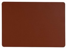 Wende-Tisch-Set Platzdeckchen Wendbar Braun Schwarz Kunstleder 46 x 33 cm