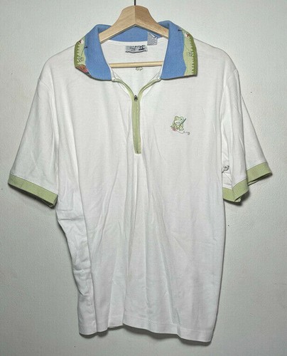CORAL BAY GOLF Polo Shirt Vintage White 