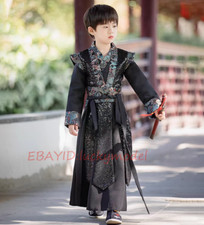 2024 New children's ancient costume Wuxia style Hanfu In Stock NEW