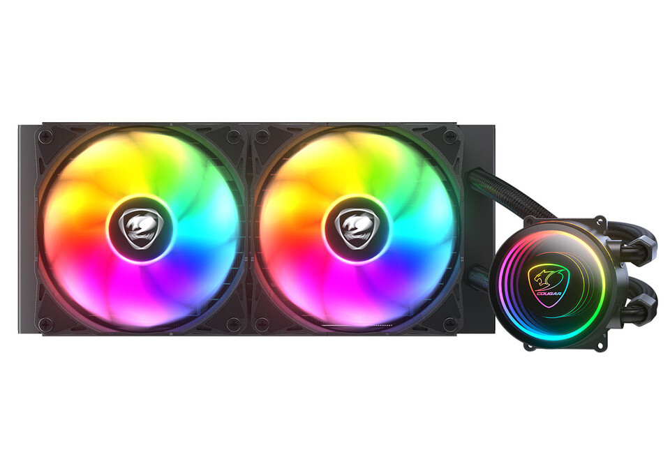 Cougar Poseidon Elite ARGB 240 Black: Dissipatore a Liquido LGA1700 AM5