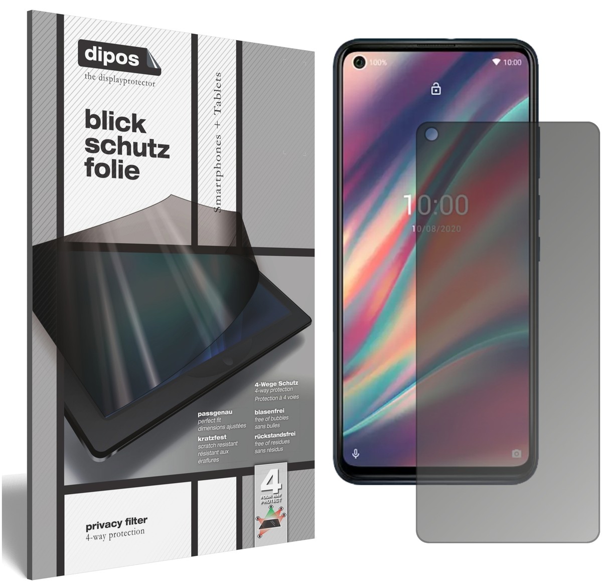 Pellicola Protettiva per Wiko View5 Protezione Vista 4 modi dipos