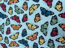 *Clearance* digital butterfly print 60" wide poly/cotton new in 2 last rolls