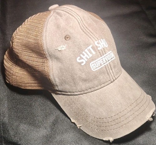 SHITSHOW SUPERVISOR Baseball Cap Sun Breathable Embroidered Mesh Hat Trucker Hat