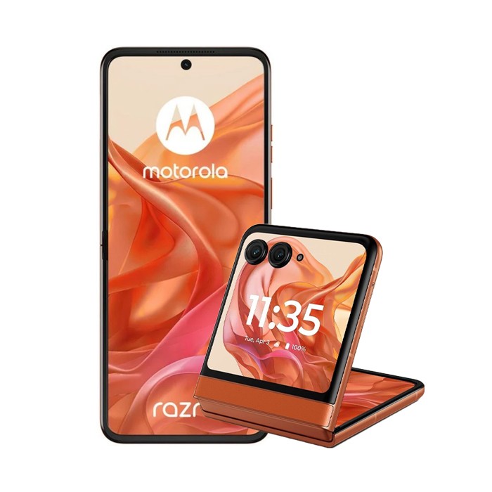 Smartphone motorola razr 50 5g 256gb 6.9'' ltpo amoled 50mp spritz orange [gr...