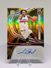 CHRIS BOSH /10 Auto Gold  2019-20 Panini Spectra Toronto Raptors #S-CBS