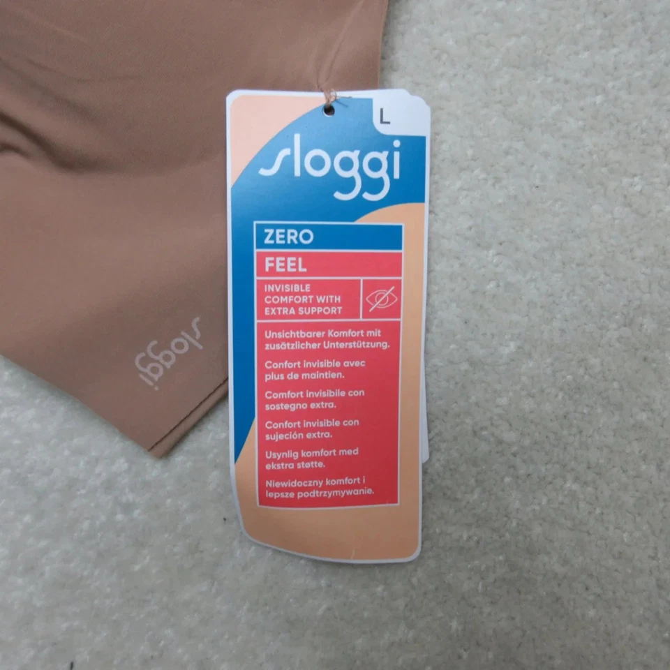 Мягкий бюстгальтер Sloggi Zero Feel 2.0 женский комфорт поддержка размер L коричневый - Изображение 2 из 4