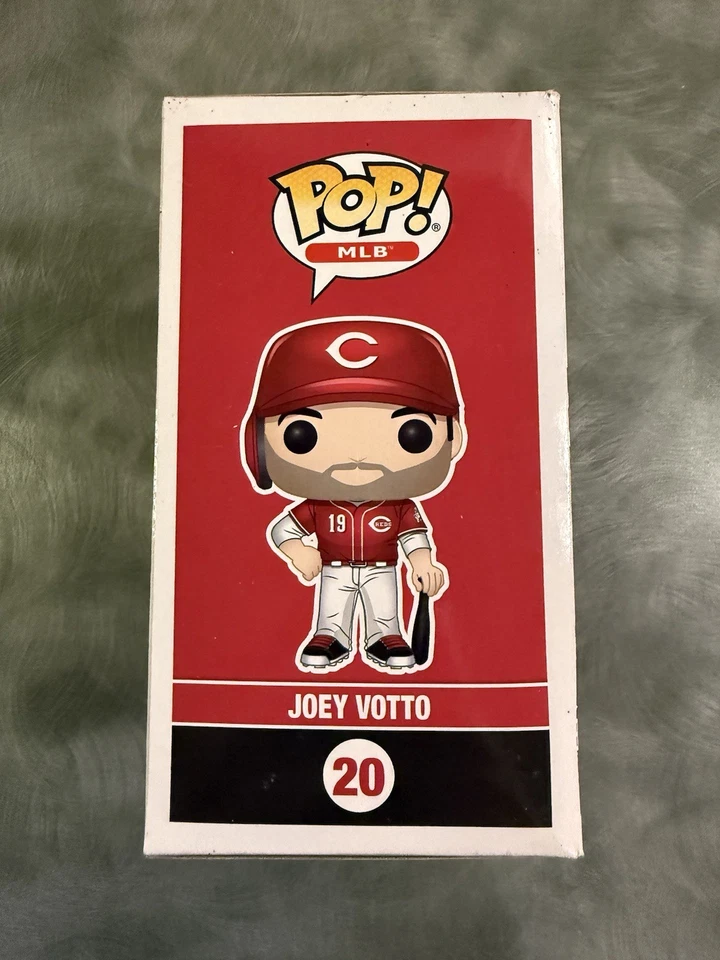 Funko Pop firmado por Joey Votto certificado de autenticidad JSA Rojos Foto 4 de 4