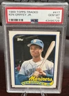 1989 KEN GRIFFEY JR TOPPS TRADED ROOKIE PSA 10  MARINERS HOF 50-50? (729)
